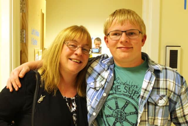 Jonathan and mum Christina