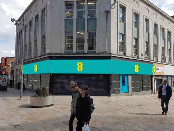 EE hopes to open on The Moor in Sheffield.