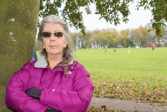 Lodge Moor resident Margaret Cawthorne objects to council plans to create allotments in Spider Park, Sheffield.