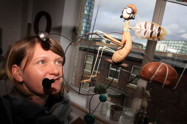 Artist Sam Bryan. Kate Dore, director of Yorkshire Artspace and this year's chair of Sheffield's Culture Consortium, pictured at Exchange Place Studios. Picture: Chris Etchells