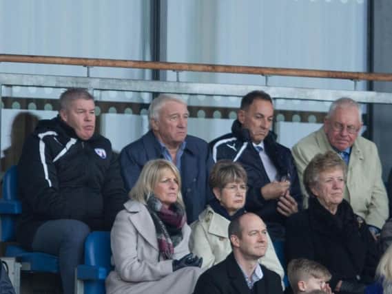 Dave Allen watches Chesterfield alongside Chris Turner