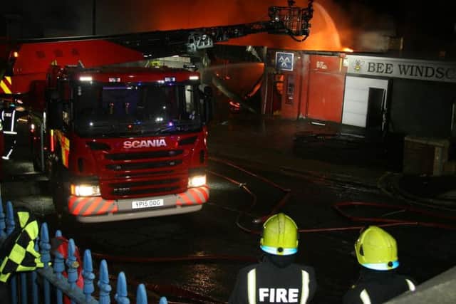 Herries Road blaze - pic: South Yorkshire Fire & Rescue
