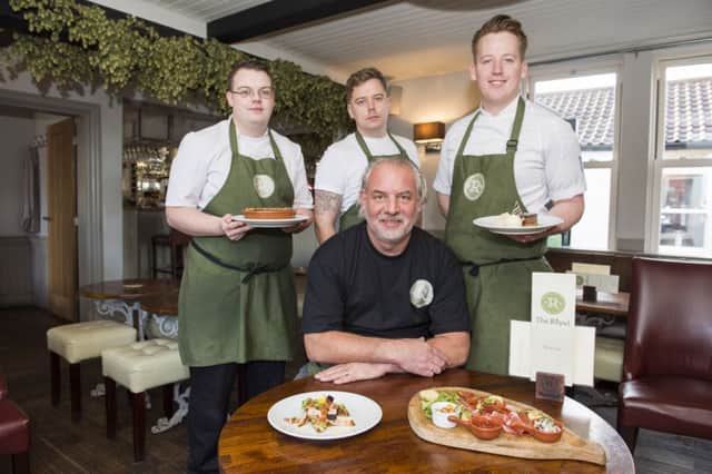 The Royal Tapas Restaurant at Barugh Green in Barnsley
Owner Nigel West with chefs James Sexton, Adrian Firth and Daryl Cronin