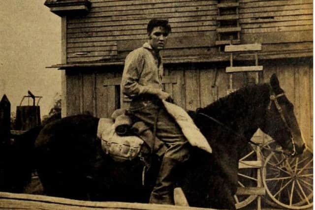 Career steer: Horseback Presley's first film foray in musical western