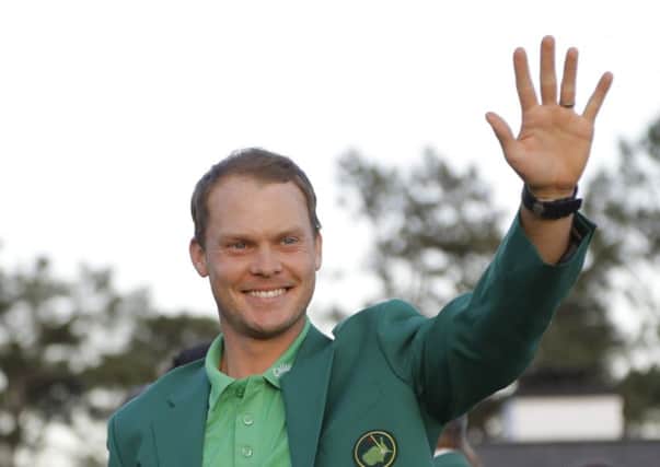 Danny Willett after winning the Masters