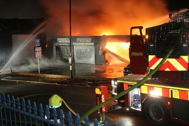Eight fire engines tackled the blaze last night. Photo: South Yorkshire Fire and Rescue