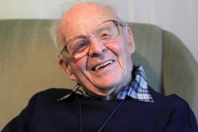 Ulrich Weigart celebrates his 102nd birthday
