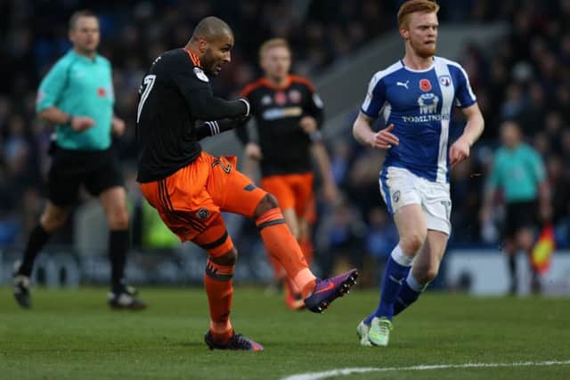 Leon Clarke is in fine form since returning from injury. Pic Simon Bellis/Sportimage