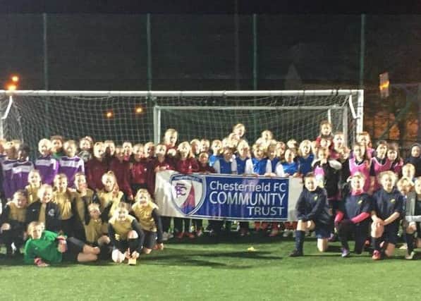 Chesterfield Community Trust hosted the Kinder and Sport EFL Girls Cup at Dronfield Henry Fanshaw