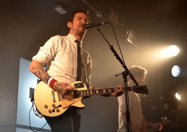 Frank Turner performs. Picture: Gary Welford.