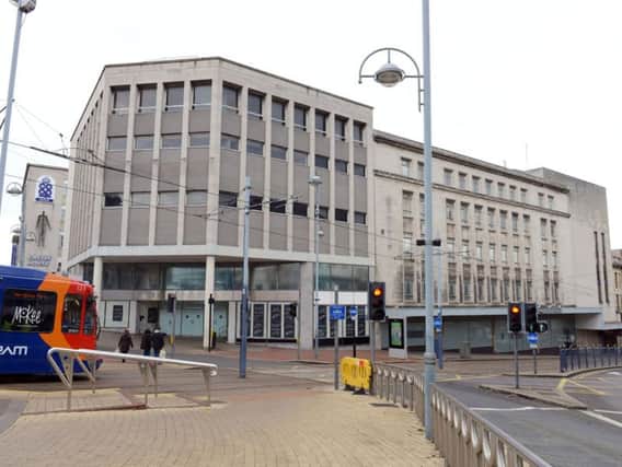 The former Primark building in High Street, Sheffield.