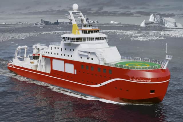 The Â£200m polar research vessel, RRS David Attenborough