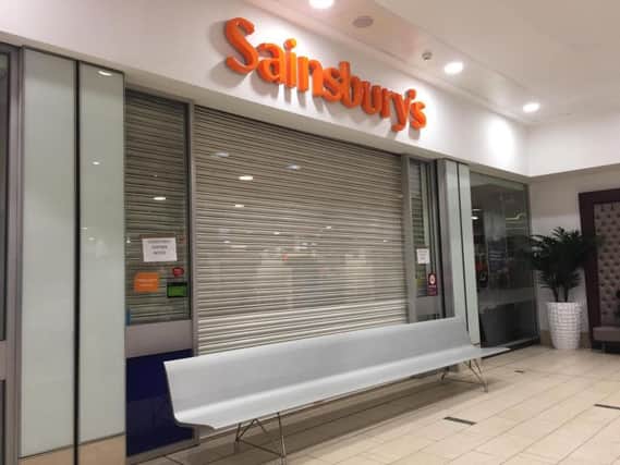 The branch located in the ground floor of the Frenchgate shopping centrehas been closed to customers since lunchtime.