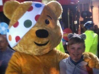 Pudsey Bear will be central to today's fun fund-raising
