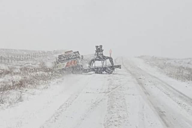 The AA reported that Snake Pass was closed because of an overturned truck. Photo: Chris Owen