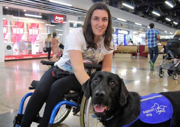 Amy Williams with her Epilepsy Seizure Response Dog, Stanley