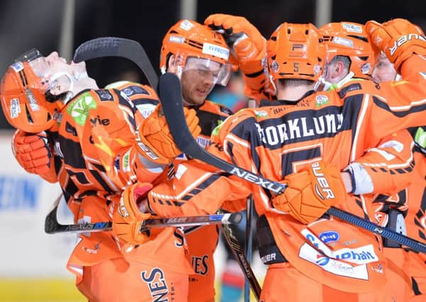 Sheffield Steelers celebrate scoring - but they need more of this