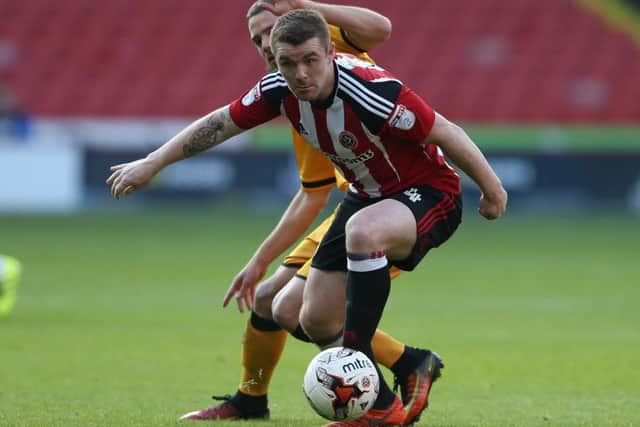 John Fleck is expected to appear against Bury this evening. Pic Simon Bellis/Sportimage
