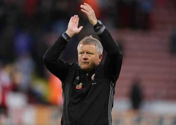 Chris Wilder is trying to change the way Sheffield United do business. Pic Simon Bellis/Sportimage