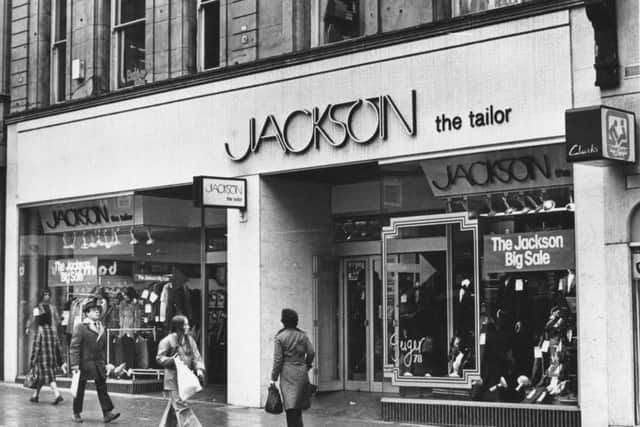 Jackson the Tailor on Fargate in 1978
