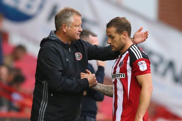 Chris Wilder appointed Billy Sharp as his captain after taking charge in May 
Â©2016 Sport Image all rights reserved