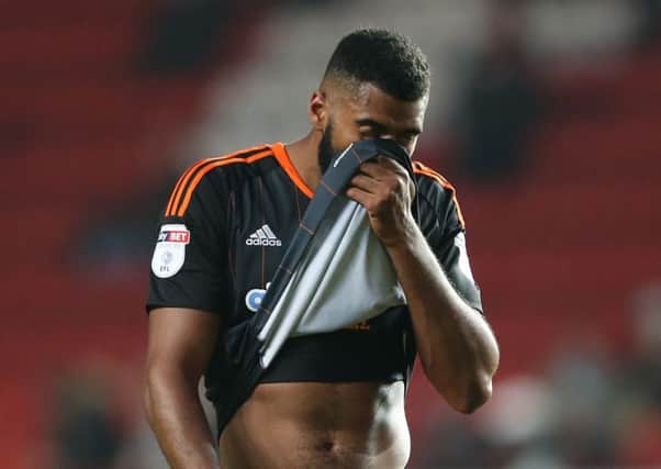 Sheffield United's Ethan Ebanks-Landell looks on dejected during the League One match at the Valley Stadium, London. Picture date: November 26th, 2016. Pic David Klein/Sportimage