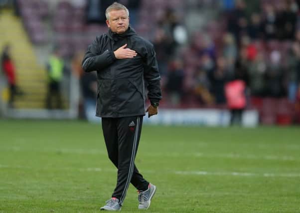 Chris Wilder is proud to be Sheffield United manager. Pic Simon Bellis/Sportimage