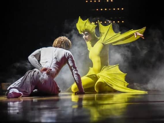 Amazing creatures in Cirque du Soleil show Varekai