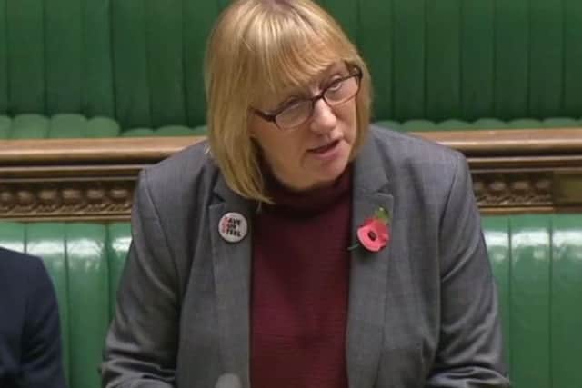 Gill in the House of Commons. Picture: Parliament TV