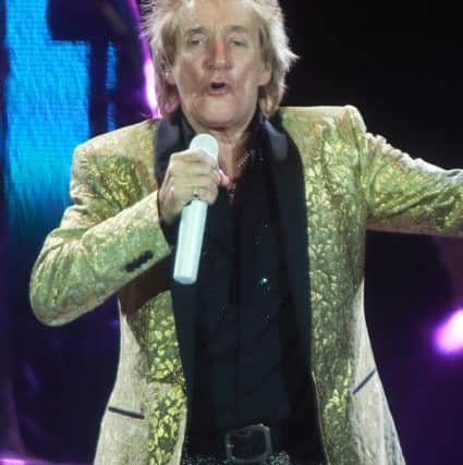 Rod Stewart performing at Sheffield Arena. Picture:  Glenn Ashley.