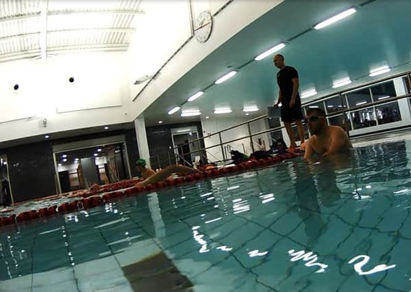 Reporter Graham Smyth had a video analysis session at Graves with the Swim Revolution coaches
