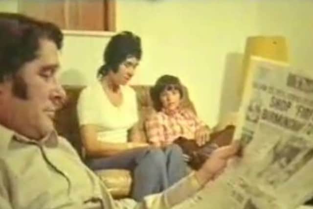 The family are shown fighting over who gets to read The Star first. (Photo: Daily Motion).