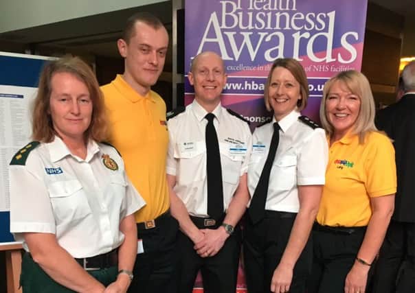 Sheffield emergency services team picks up major NHS collaboration awardsub
