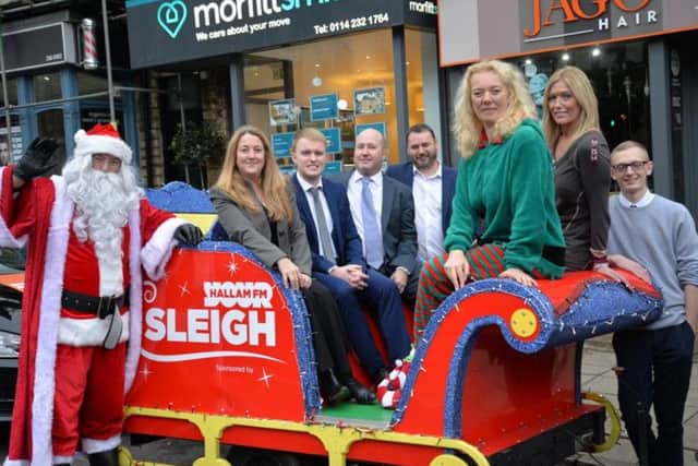 Morfitt Smith estate agents team, collecting gifts for Mission Christmas.