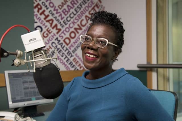 BBC Radio Sheffield. Paulette Edwards. 1.12.16. Shot by CLaire Wood.