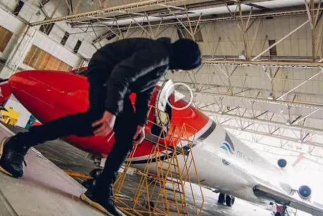 Footage from Doncaster's airport - Pic: You Tube