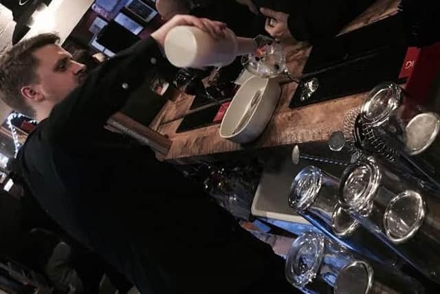 Barman James Hall serves up another classic concoction