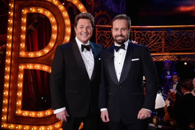 Ball and Boe: One Night Only on ITV. Pictured: Michael Ball and Alfie Boe.
