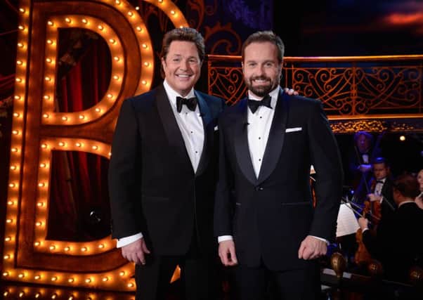 Ball and Boe: One Night Only on ITV. Pictured: Michael Ball and Alfie Boe.