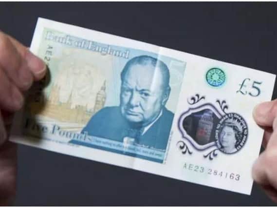 Brits are being urged to check their new fivers after engraved bank notes worth as much as 50,000 were circulated in a Willie Wonka-style 'Golden Ticket' giveaway.