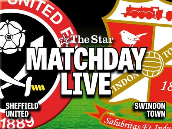 Sheffield United v Swindon Live Blog