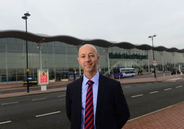 Steve Gill, CEO of Doncaster Sheffield airport. Picture Scott Merrylees