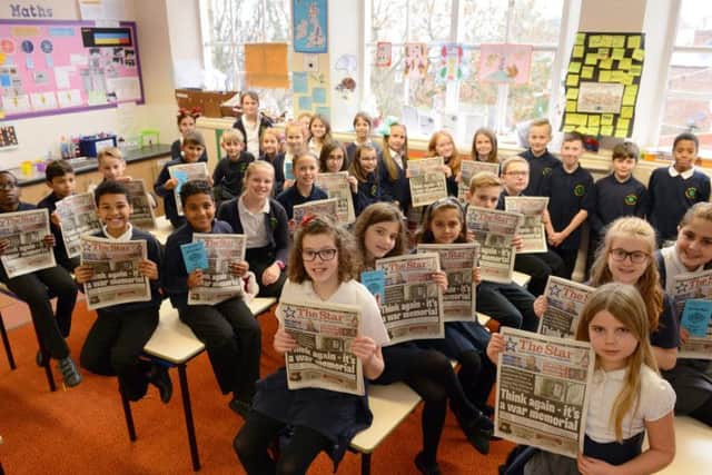 Pupils at Woodseats Primary School who have been taking part in The Star's Reader Passport project