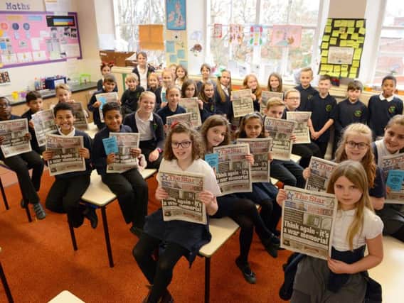 Pupils at Woodseats Primary School who have been taking part in The Star's Reader Passport project