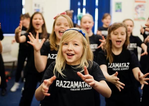 Youngsters perform in Shiregreen.