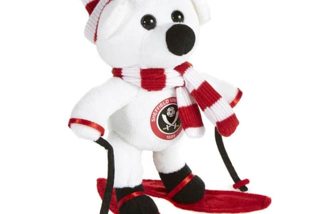 Could a Sheffield United ski-ing polar bear be in your stocking on December 25? (Photo: Sheffield United FC).
