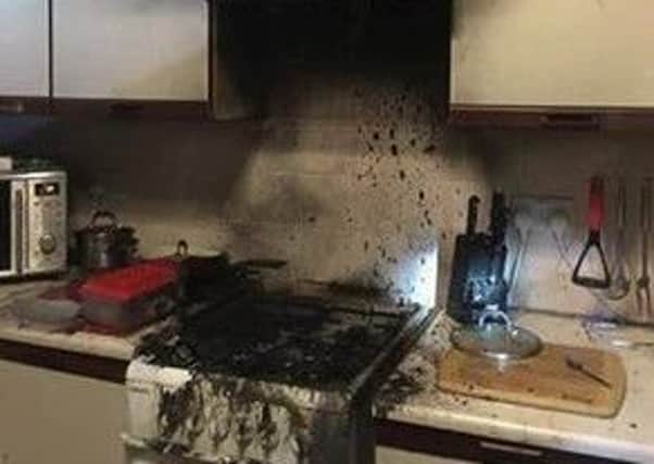 A Conisbrough resident had to be given oxygen by firefighters after their chip pan burst in to flames on December 19 2016.