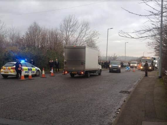 A suspect package was found in Rotherham