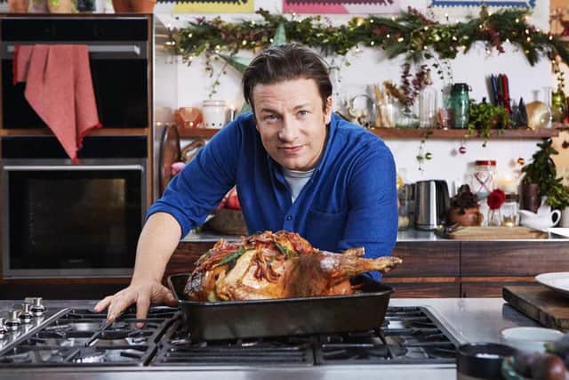 Undated Channel 4 Handout Photo from Jamie's Ultimate Christmas. Pictured: Jamie Oliver. See PA Feature TV Oliver. Picture Credit should read: PA Photo/Channel 4. WARNING: This picture must only be used to accompany PA Feature TV Oliver. WARNING: This picture may be used solely for Channel 4 programme publicity purposes in connection with the current broadcast of the programme(s) featured in the national and local press and listings. Not to be reproduced or redistributed for any use or in any medium not set out above (including the internet or other electronic form) without the prior written consent of Channel 4 Picture Publicity 020 7306 8685.