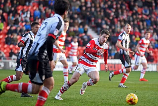 Tommy Rowe was excellent for Rovers in the win over Grimsby
